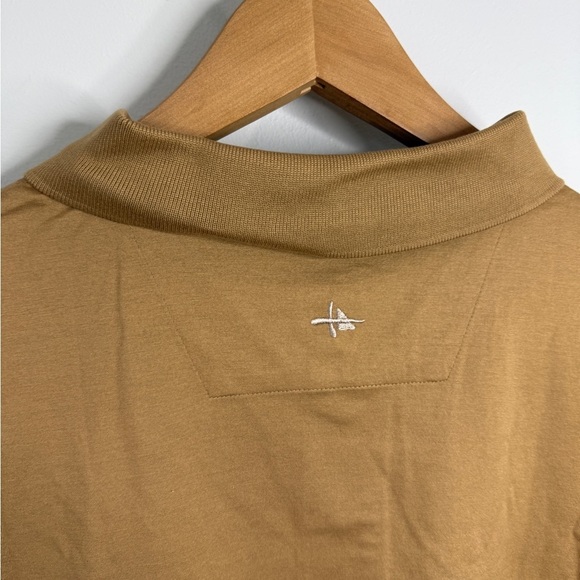 Antigua Pima Cotton Brown Short Sleeve Polo Shirt (XXL) - Picture 4 of 8